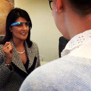 Gov Nikki Haley-Google Glasses