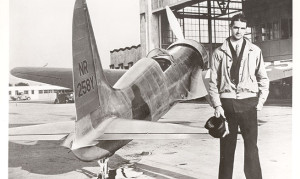 howard hughes holding helmet