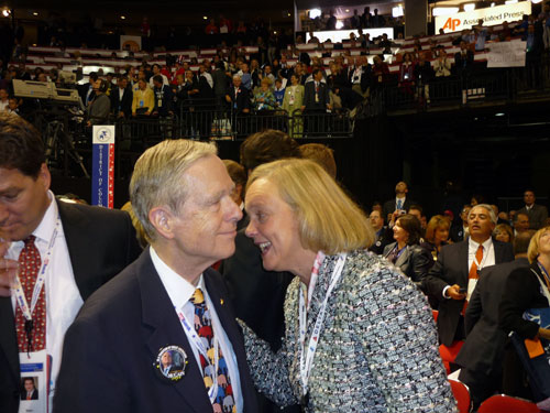 Former CA Governor Pete Wilson and Former eBay CEO Meg Whitman
